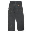 画像2: 00's Carhartt ライトダックペインターパンツ "B159-BLK / W32 L30" (2)