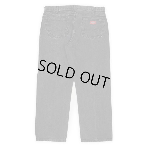 画像2: 00's Dickies ブラックデニムパンツ "W36 L30" (2)