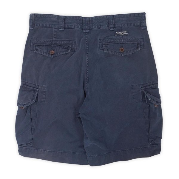画像2: 00's Polo Ralph Lauren 6ポケット カーゴショーツ "NAVY / W34" (2)