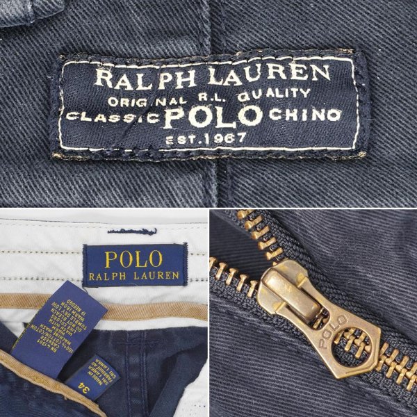 画像3: 00's Polo Ralph Lauren 6ポケット カーゴショーツ "NAVY / W34" (3)
