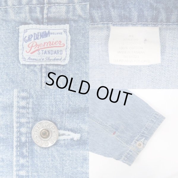 画像3: 90's OLD GAP デニムカバーオール (3)