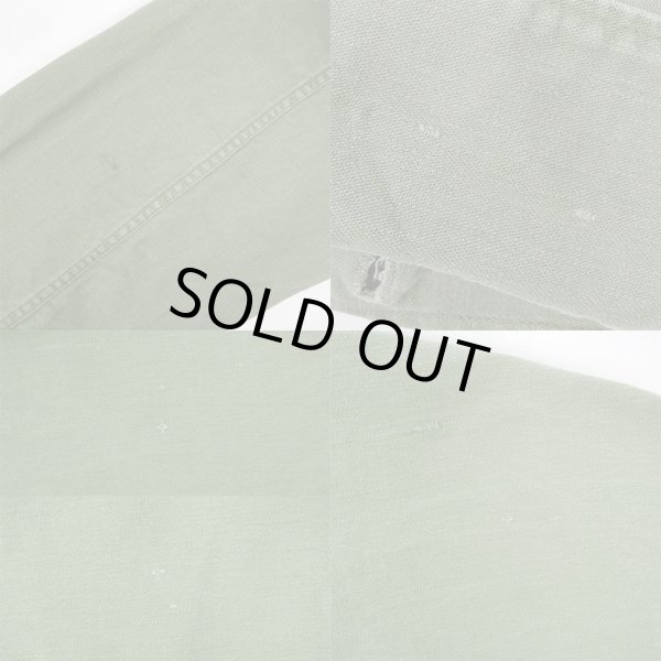 画像4: 60's US.ARMY コットンサテン ユーティリティーシャツ "1st 後期型" (4)