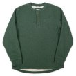画像1: 00's L.L.Bean ヘンリーネック フリースカットソー (1)