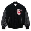 画像1: 80-90's CANADA SPORTS WEAR レザー切り替えスタジャン "ALL BLACK" (1)