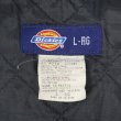 画像2: Early 00's Dickies キルティングライナー アイゼンハワージャケット "FADE BLACK" (2)