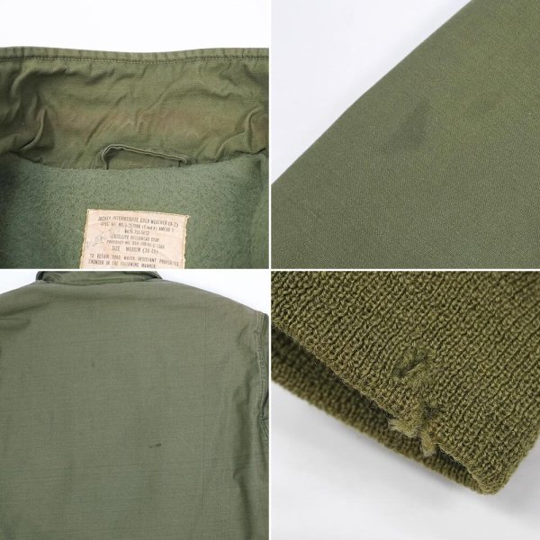 画像4: 60's US.NAVY A-2 デッキジャケット "MEDIUM / SEABEES STENCIL" (4)