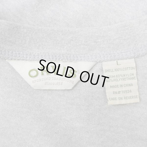画像2: 90's ORVIS L/S フットボールTシャツ “GRAY × NAVY” (2)