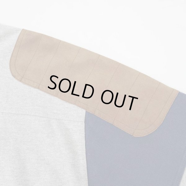 画像4: 90's ORVIS L/S フットボールTシャツ “GRAY × NAVY” (4)