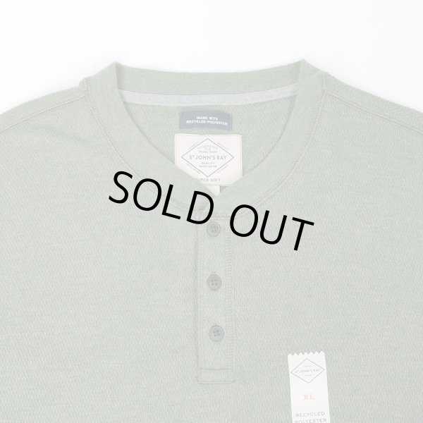 画像3: 00's ST JOHN'S BAY ヘンリーネックサーマルカットソー "DEADSTOCK" (3)