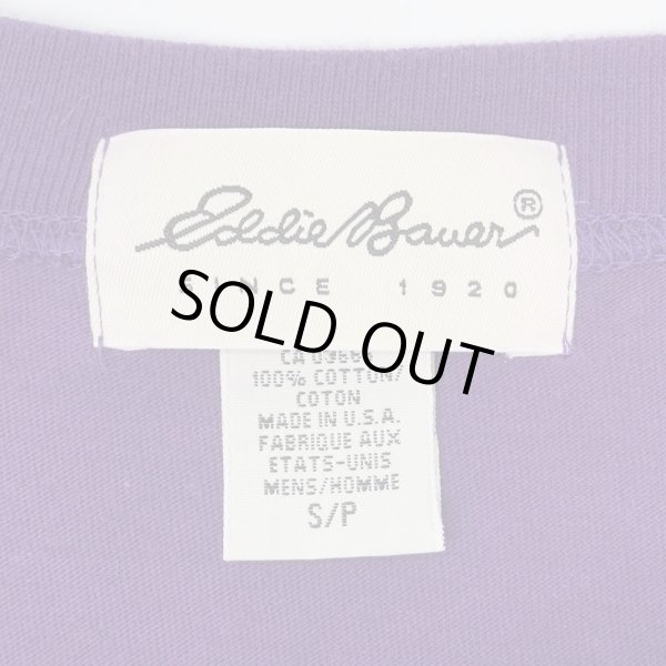画像2: 90's Eddie Bauer ブランクTシャツ "MADE IN USA / 白タグ" (2)