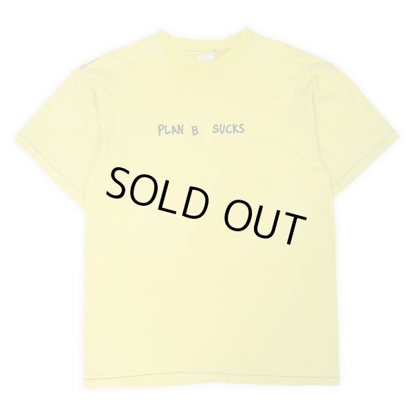 画像1: 90's World Industries "PLAN B SUCKS" 両面プリントTシャツ (1)