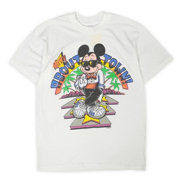 画像1: 90's Disney "Mickey Mouse" キャラクタープリントTシャツ "MADE IN USA" (1)