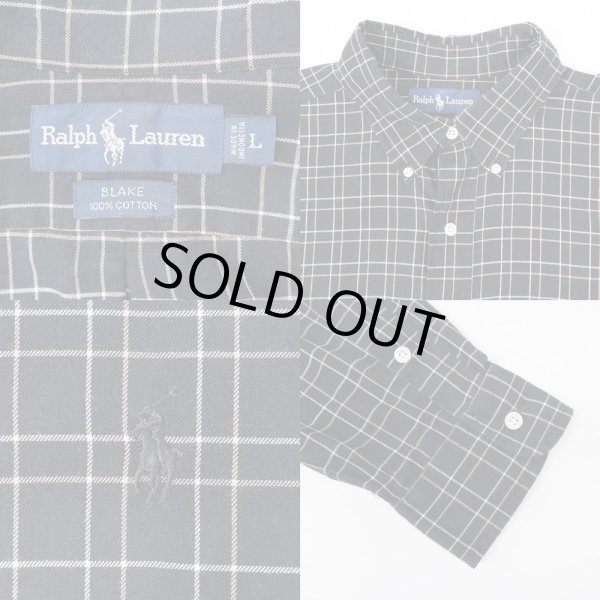 画像3: 90's Polo Ralph Lauren ボタンダウンシャツ "BLAKE" (3)