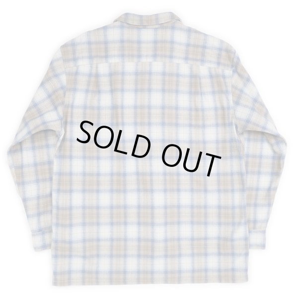 画像2: 00's Pendleton ウールシャツ "オンブレチェック柄" (2)