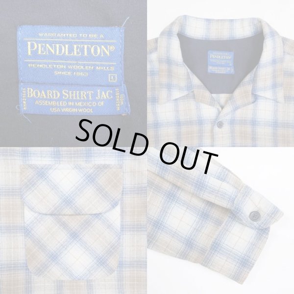 画像3: 00's Pendleton ウールシャツ "オンブレチェック柄" (3)