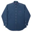 画像1: 90's Polo Ralph Lauren ボタンダウンシャツ "BIG SHIRT / NAVY" (1)