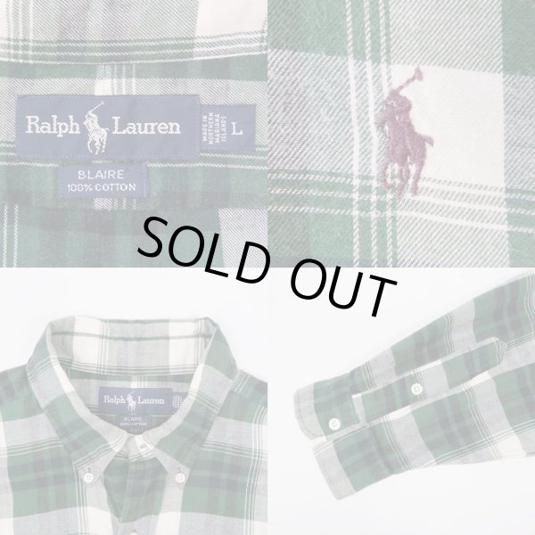 画像3: 90's Polo Ralph Lauren ボタンダウンシャツ "BLAIRE" (3)