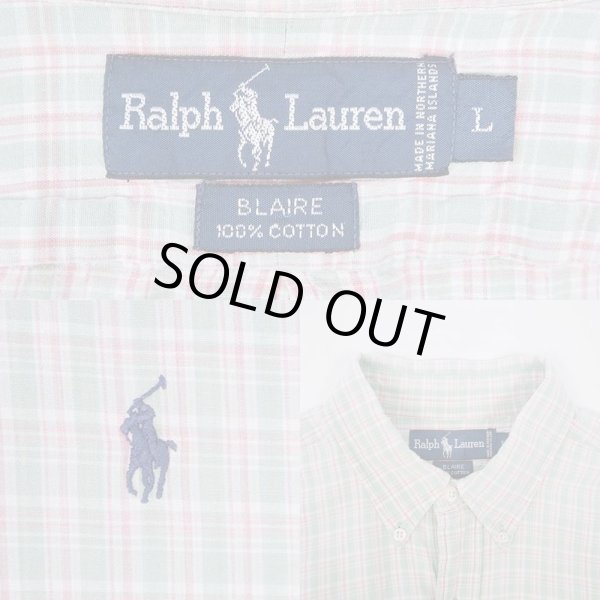 画像3: 90's Polo Ralph Lauren S/S ボタンダウンシャツ "BLAIRE" (3)