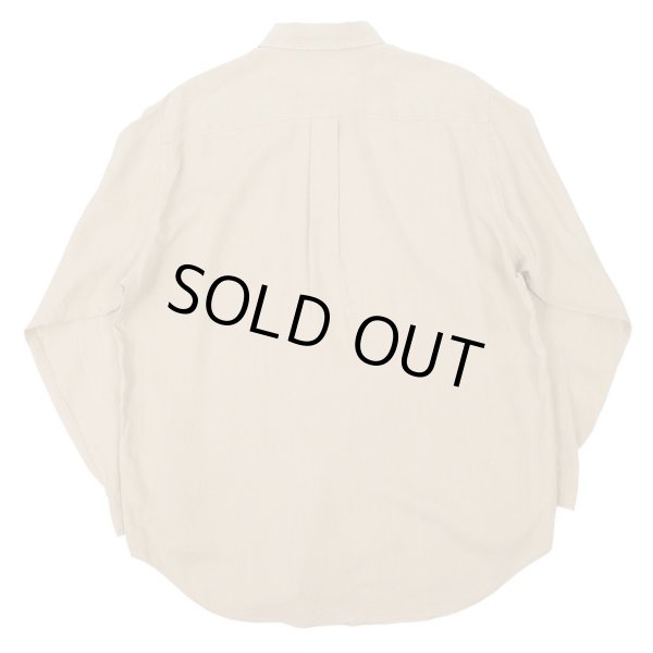 画像2: 90's J.CREW レギュラーカラー リネンシャツ (2)