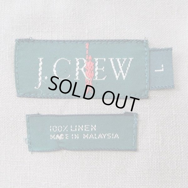 画像3: 90's J.CREW レギュラーカラー リネンシャツ (3)