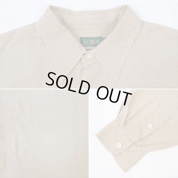 画像4: 90's J.CREW レギュラーカラー リネンシャツ (4)