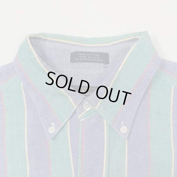 画像3: 90's Arrow マルチストライプ柄 ボタンダウンシャツ "MADE IN USA" (3)