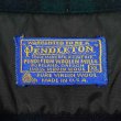 画像2: 70's Pendleton オープンカラー ウールシャツ "Black Watch" (2)