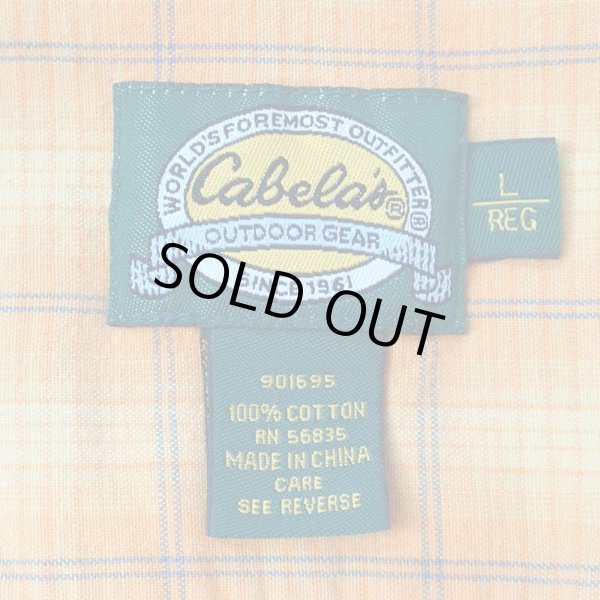 画像2: 90's Cabela's 3点留め S/S ボタンダウンシャツ (2)