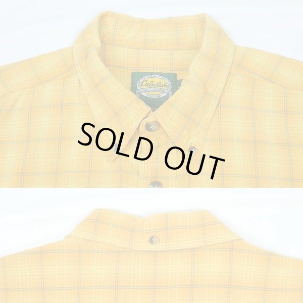 画像3: 90's Cabela's 3点留め S/S ボタンダウンシャツ (3)