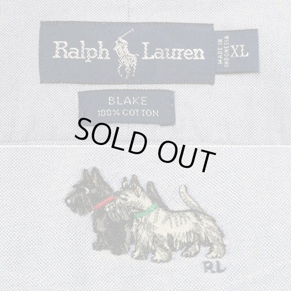 画像2: 90-00's Polo Ralph Lauren ボタンダウンシャツ "犬刺繍 / BLAKE" (2)