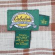 画像2: 00's Cabela's S/S ボタンダウンシャツ “Light Brown Plaid” (2)