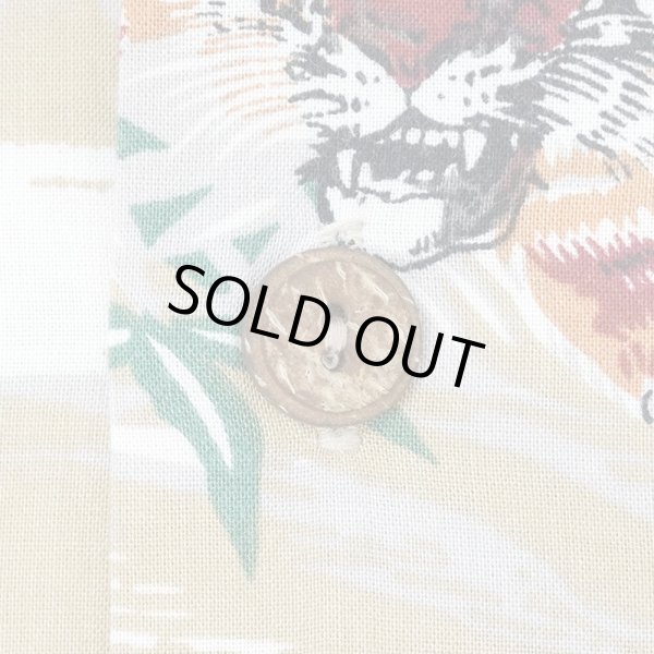 画像4: 80's KENINGTON 和柄 レーヨンハワイアンシャツ (4)