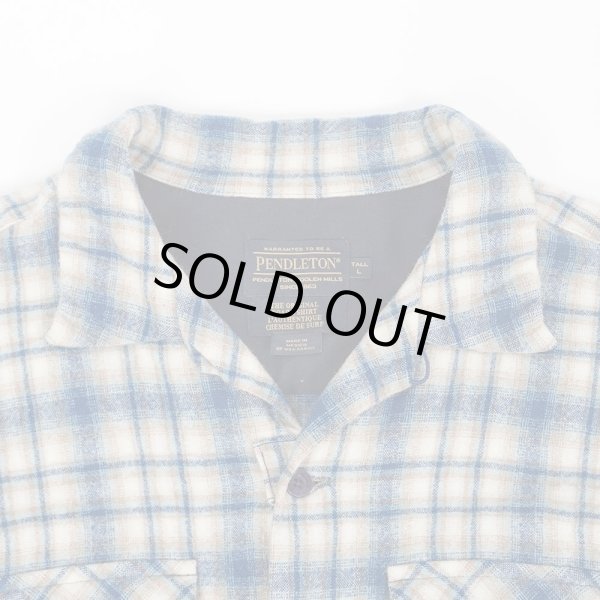 画像3: 00's Pendleton オープンカラー ウールシャツ "Ombre Plaid" (3)