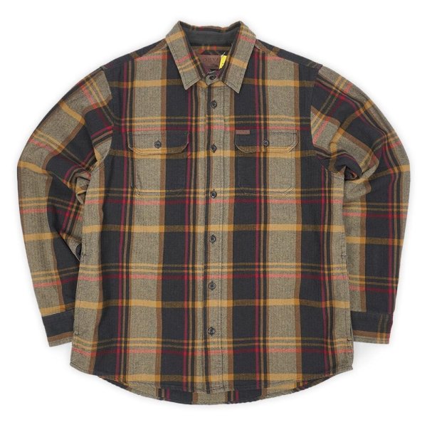 画像1: 00's ORVIS ヘビーネルシャツ ”Black Plaid” (1)