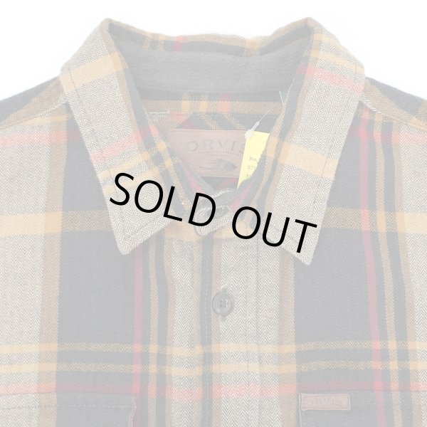 画像3: 00's ORVIS ヘビーネルシャツ ”Black Plaid” (3)