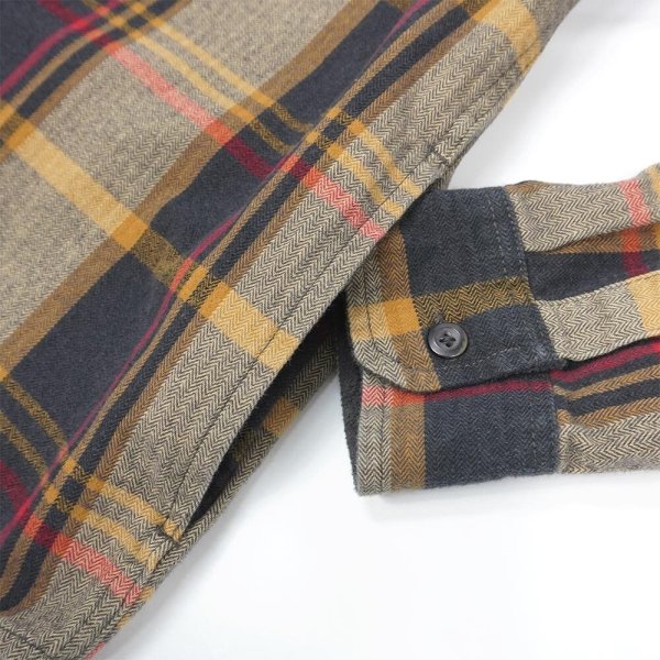 画像4: 00's ORVIS ヘビーネルシャツ ”Black Plaid” (4)