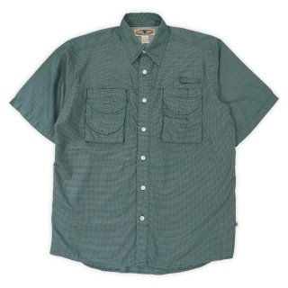 90's EX OFFICIO S/S フィッシングシャツ - used&vintage box Hi-smile