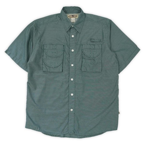 画像1: 90's MOOSE CREEK S/S フィッシングシャツ (1)