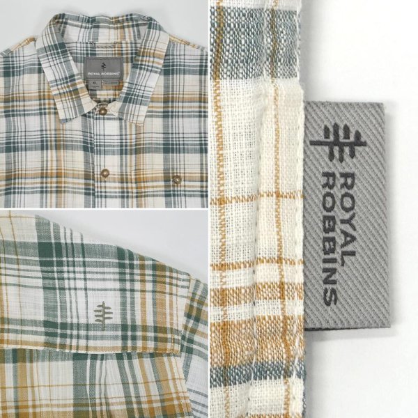 画像3: 00's Royal Robbins S/S レギュラーカラーシャツ (3)