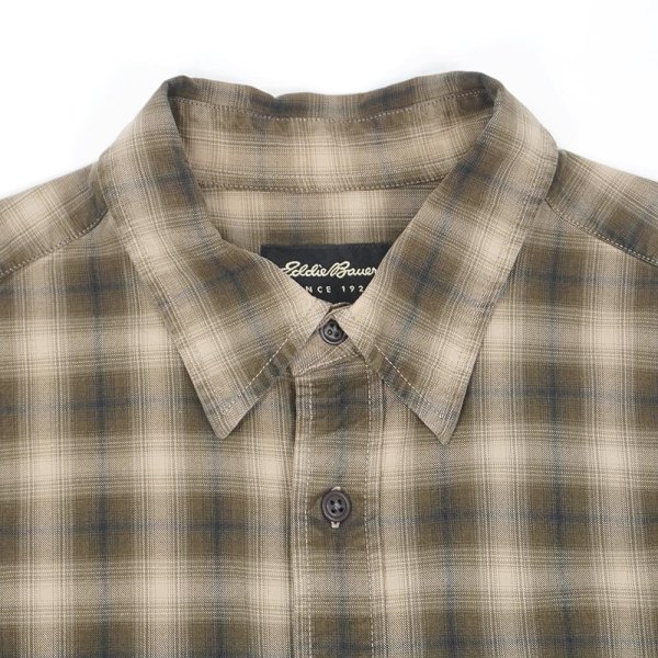 画像3: Early 00's Eddie Bauer コットンワークシャツ "Ombre Plaid" (3)