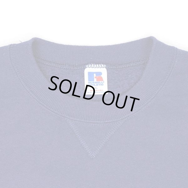 画像4: 80's RUSSELL 前V ブランクスウェット "NAVY / MADE IN USA" (4)