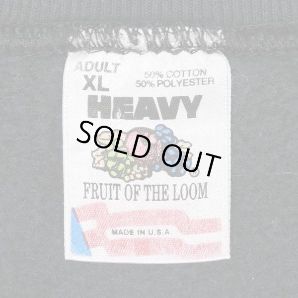 画像3: 90's MEET ME IN Cheers ロゴ刺繍 スウェット “BLACK / MADE IN USA” (3)