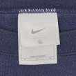 画像2: 00's NIKE ロゴ刺繍 スウェット "FADE NAVY" (2)