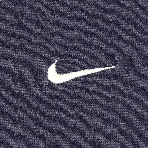 画像3: 00's NIKE ロゴ刺繍 スウェット "FADE NAVY" (3)
