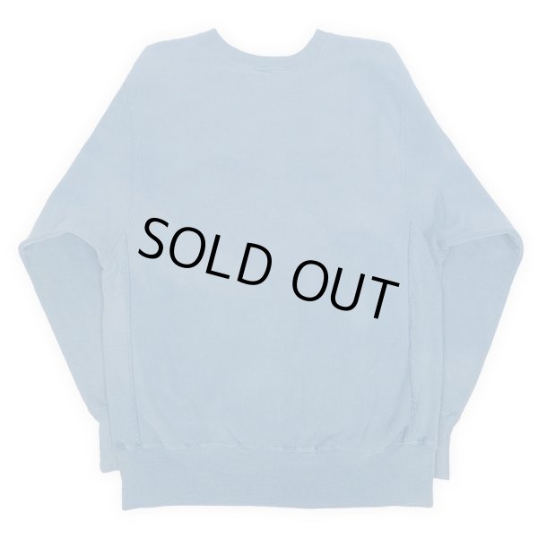 画像2: 90's Champion リバースウィーブ スウェット “目付き / BLUE / MADE IN USA” (2)