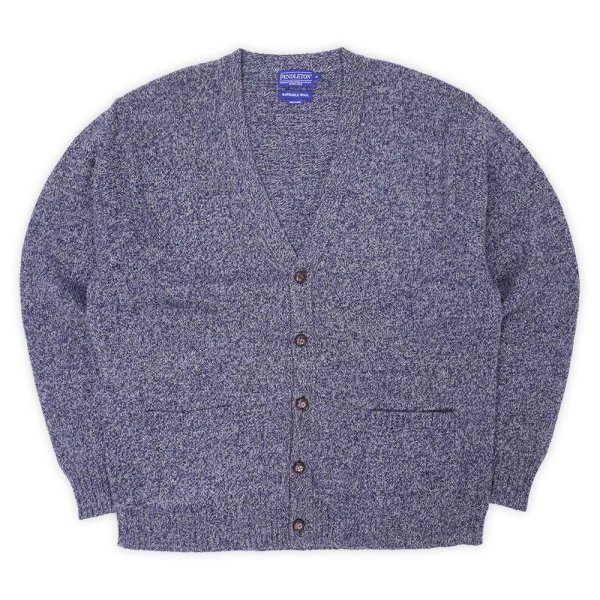 画像1: 00's PENDLETON ウールニット カーディガン (1)