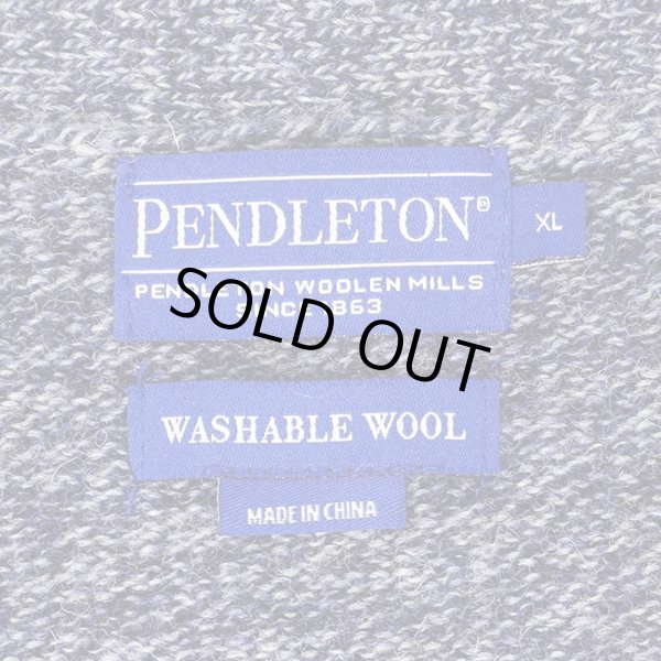 画像2: 00's PENDLETON ウールニット カーディガン (2)