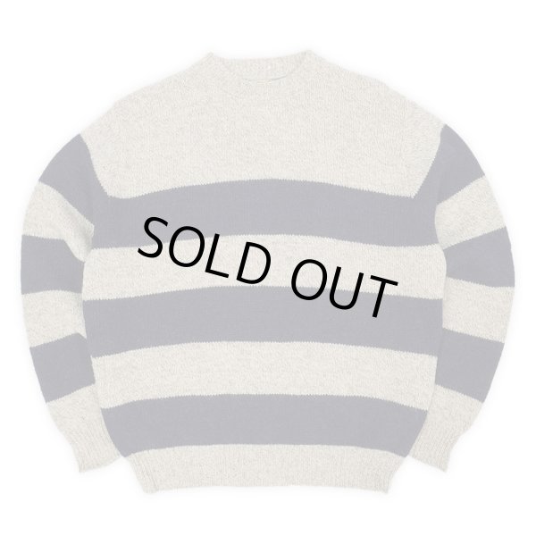 画像1: 80's L.L.Bean ワイドボーダー ウールニット "MADE IN USA" (1)