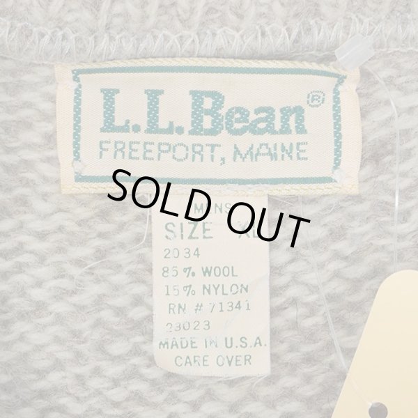 画像2: 80's L.L.Bean ワイドボーダー ウールニット "MADE IN USA" (2)