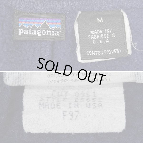 画像3: 97's Patagonia フリースパンツ "NAVY / MADE IN USA" (3)